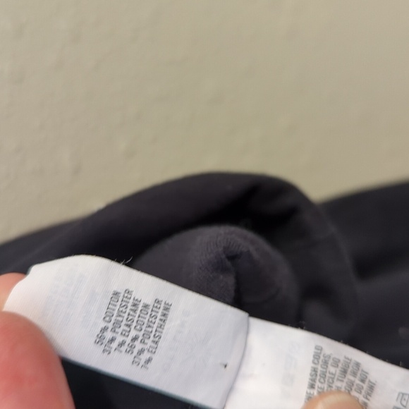Aerie OG Foldover Super Flare High Rise Black Pants Small - Picture 9 of 10